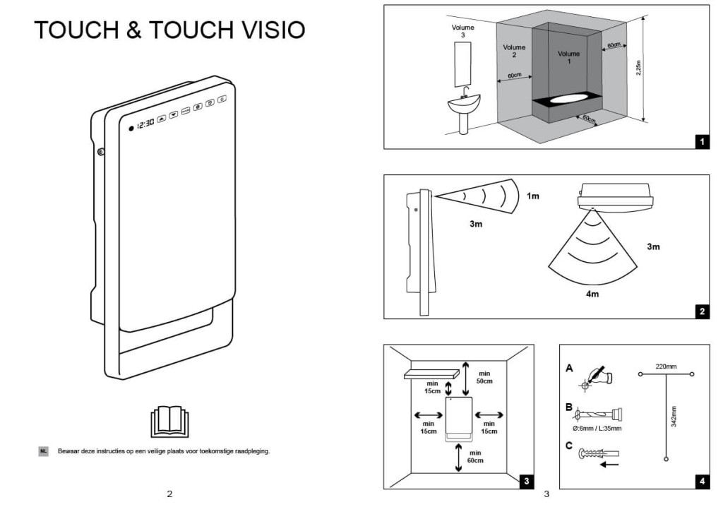 Aurora_Bathr_Fan_Heater_Touch_Gebruikersinstructie