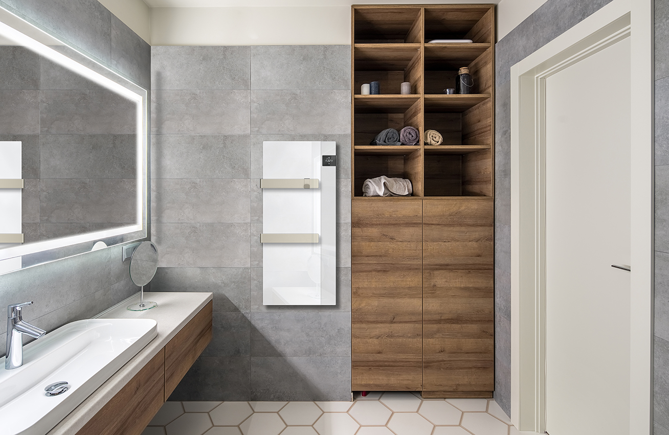 Stylish bathroom in modern style